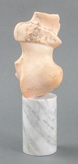 Modern Abstract Carved Marble Figural Sculpture