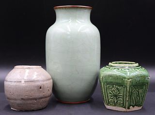 (3) Chinese Porcelain Vases.