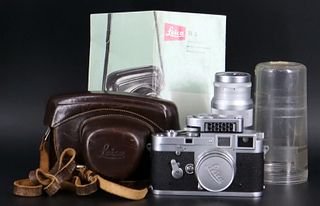 Leica M3 Camera with a Hektor 135mm f/4.5 lens and