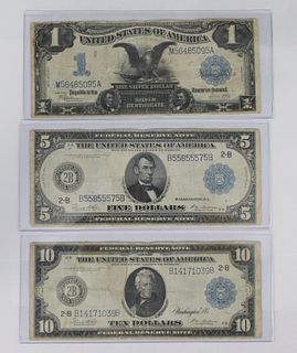 NOTAPHILY. U.S. Paper Bank Note Grouping.