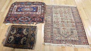 3 Antique & Finely Hand Woven Area Carpets?.