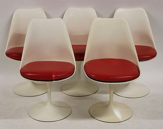 5 Midcentury Knoll Saarinen Chairs As / Is