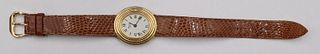 JEWELRY. Lady's Vintage Chopard 18kt Gold Watch.
