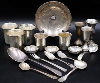 SILVER. Assorted Grouping of Sterling and Silver