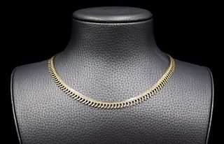JEWELRY. Italian 14kt Gold Choker Necklace.