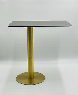 Rectangle Flash Table by Tom Dixon in Brass & Copper Glass