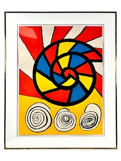 Alexander Calder " Gramophone " Lithograph