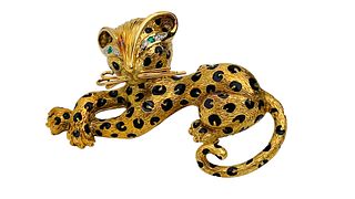 Fred Leighton Leopard Pin