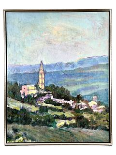 Soicher Marin "Hill Church, Italy" Canvas