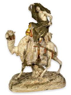 Amphora Reissner Teplitz Large Orientalist Sculptu