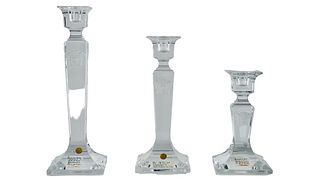 (3) ROSENTHAL VERSACE LUMIERE CANDLE STICKHOLDERS