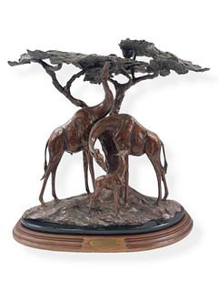 "Treeshapers" KENT ULLBERG Bronze Sculpture