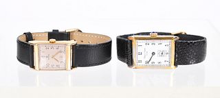 Omega and Ulysse Nardin Square Dress Watches