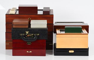 A Large Group of Watch Boxes