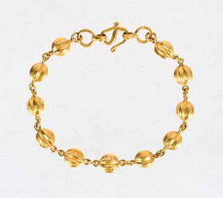 A High Karat Gold Bracelet