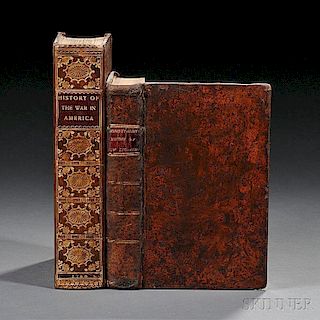 American History, Two Volumes, 1780 and 1809.