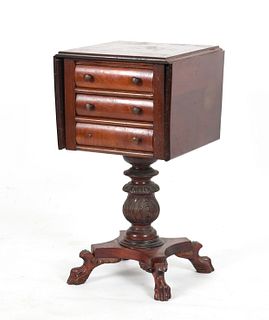 American Classical Style Mahogany Work Table