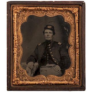 Sixth Plate Tintype of Lieutenant James R. Gardner, 101st Pennsylvania Volunteers
