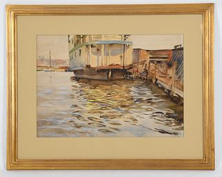 Herman Magnuson Linding (1880 - 1947) Watercolor