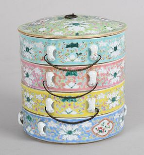 Chinese Porcelain Stacking Food Server