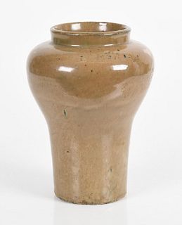 A Korean Pottery Celadon Vase