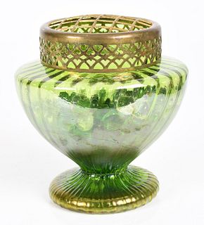 An Art Glass Vase att. to Loetz