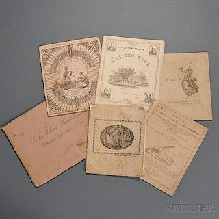 Copy Books, Six, 19th Century, British and American.