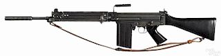 Metric FAL Enterprise Arms Semi-automatic rifle, .308 caliber, with a flash suppressor, a bi-pod