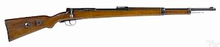 BSW German military bolt action training rifle, .22 caliber, chamber stamped BSW over Suhl