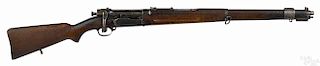 Norwegian military Krag Jorgenson model 1912 bolt action carbine, 6.5 x 55 mm