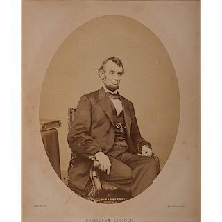 Abraham Lincoln Albumen Photograph by Anthony Berger