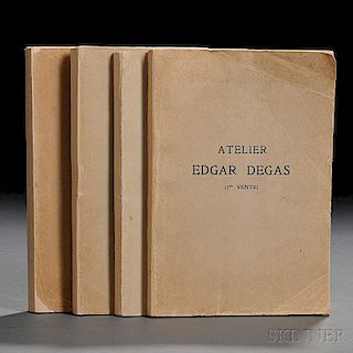 Degas, Edgar (1834-1917) Catalogue des Tableaux, Pastels, et Dessins.   Volumes I-IV.