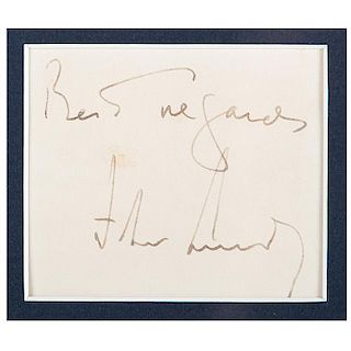 John F. Kennedy Signed Inscription