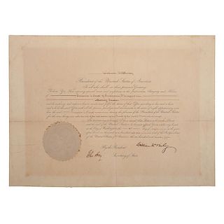 William McKinley Appointment Signed as President for Attorney General Philander C. Knox, 1901