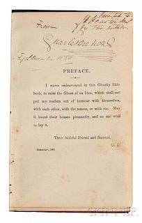 Dickens, Charles (1812-1870) The Christmas Books, Including a Signed Copy of A Christmas Carol