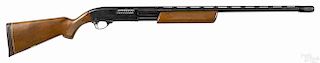 Ted Williams pump action shotgun, 20 gauge, with a 26 1/2'' barrel including the polychoke.