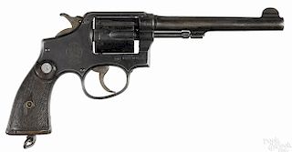Lend lease Smith & Wesson six-shot revolver, .38 S & W caliber