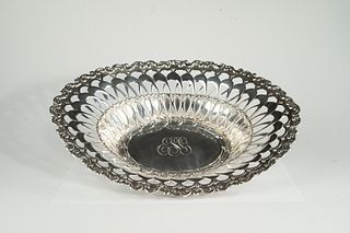 Antique Sterling Silver Whithing- Gorham~ Louis XV Pattern~ Open Work Basket
