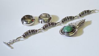 Vintage Taxco Sterling Silver Jewelry Lot