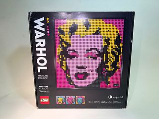 Andy Warhol's Marilyn Monroe~ LEGO Art~ 