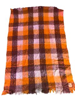 Vintage Hudson Bay Mohair Throw/ Blanket