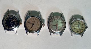 Vintage Collection of Military Watches- For Repair/ As is