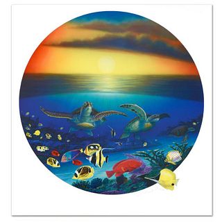 "Sea Turtle Reef" Limited Edition Lithograph by Famed Artist Wyland, Numbered and Hand Signed with Certificate of Authenticity.