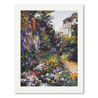Henri Plisson, "The Greenhouse" Limited Edition Serigraph, HC Numbered and Hand Signed with Letter of Authenticity.