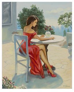 Taras Sidan- Original Giclee on Canvas "Beautiful Afternoon"