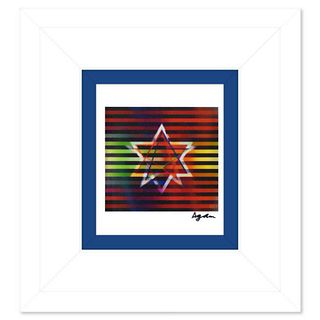 Yaacov Agam, Framed Limited Edition Agamograph, Numbered and Hand Signed with Letter of Authenticity.