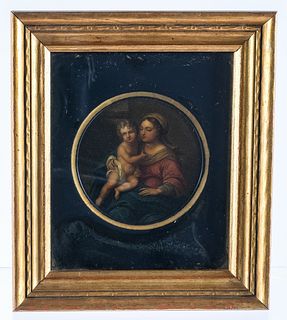 After Raphael, “Madonna and Child” Miniature