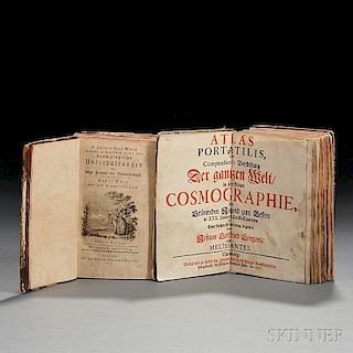 Gregorii, Johann Gottfried (1685-1770) Atlas Portatilis, oder Compendieuse Vorstellung Der Gantzen Welt: in einer kleinen Cosmographie.