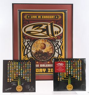 Autographed 311 Poster & Uplifter Album