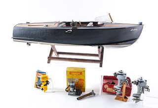 Model Chriscraft Boat & Model Boat Engines